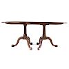 Henkel Harris Queen Anne style mahogany table