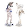 Two German porcelain figures