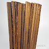 Nine Snakewood Boards