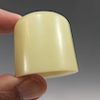 CHINESE ANTIQUE JADE THUMB RING