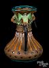 Amphora Art Nouveau stork vase
