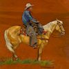 Olaf Wieghorst (1899-1988), Cowboy on Pony