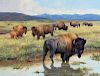 Ken Carlson (b. 1937), Yellowstone Bison