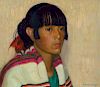 E.Martin Hennings (1886-1956), Taos Indian Maiden