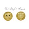 Van Cleef & Arpels 18k  Tiger Face Ruby Eyes Cufflinks