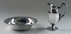 TWO STERLING SILVER TABLE ARTICLES 33.68 TR OZ