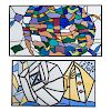 Daniel Herman. Two Stained Glass Pieces