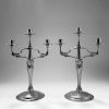 Two candelabra, 1900
