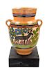A Mexican Slip-Decorated Jar, Tonala, circa 1930s-1950s Height 11 1/2 inches.