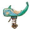 A Cast Metal "Whale" Playground Riding Toy