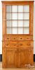 New England or Canadian pine stepback cupboard