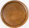 Tiffany & Co. bronze invitation plate, 6" dia.