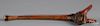 Penobscot Indian carved club, early 20th c.