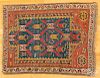 Caucasian prayer rug, ca. 1900, 4' x 3'2".