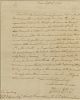 Jones, John Paul (1747-1792) Secretarial Letter Signed, Paris, 3 September, 1786.