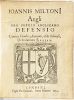 Milton, John (1608-1674) Pro Populo Anglicano Defensio.