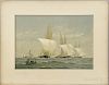 Cozzens, Frederic S. (1846-1928) American Yachts, a Series of Water-Color Sketches.