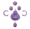 Lavender Jade, Amethyst and 14k Gold Jewelry Suite