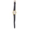 LADY'S JAEGER LECOULTRE YELLOW GOLD WATCH