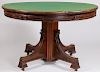 AUTHENTIC AMERICAN SALOON STYLE CARD TABLE 19 C