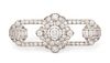 An Art Deco Platinum and Diamond Brooch, Tiffany & Co., 6.10 dwts.