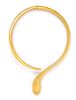 An 18 Karat Yellow Gold Swan Motif Collar Necklace, Lalaounis, 43.20 dwts.