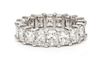 A Platinum and Diamond Eternity Band, 4.90 dwts.