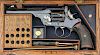 Beautiful Cased Webley W. G. Army Model Double Action Revolver