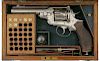 Cased Webley No. 4 Pryse Double Action Revolver Owned by Kenneth Girdwood