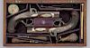 Henry Deringer Cased Pair Percussion Coat Pistols with A J Taylor Retailer Marking
