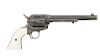 Exquisite Engraved Colt Single Action Army Revolver with Bridgeport Rig Stud