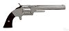 Smith & Wesson Old Army nickel plated revolver