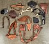 Miscellaneous group of leather goods