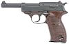 Late War German P.38 Semi-Auto Pistol by Walther