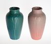 Pair of Rookwood Glazed Art Pottery Vases 2110