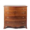 19th Century Bow Front Chest of Drawers