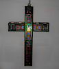 Stained & Leaded Hanging Cross