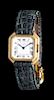 An 18 Karat Yellow Gold 'Ceinture' Wristwatch, Cartier,