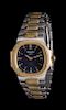 An 18 Karat Yellow Gold, Stainless Steel and Diamond Ref. 4700 'Nautilus' Wristwatch, Patek Philippe,