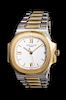 An 18 Karat Yellow Gold and Stainless Steel Ref. 3800/1 'Nautilus' Wristwatch, Patek Philippe,