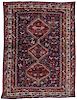 Antique Afshar Rug, Persia: 5'3'' x 6'10''