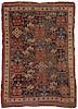 Antique Afshar Rug, Persia: 3'7'' x 4'11''  