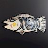 Akio Takamori Fish Wall Pocket/Sculpture