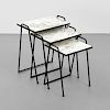 Set of 3 Nesting Tables Attributed to Mario Tempestini