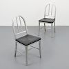 Pair of Alcoa Aluminum Art Deco Chairs