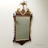 Neoclassical Parcel-gilt Mahogany Looking Glass
