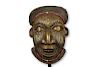 Bamileke Metal Overlay Mask from Cameroon