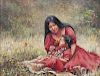 Sandra Harris b. 1954 | Indian Woman with Child