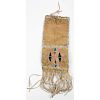 Plains Beaded Hide Tobacco Bag, From an Old Nebraska Collection