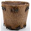 Mescalero Apache Burden Basket, From an Old Nebraska Collection